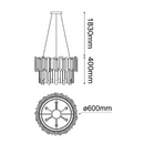 Colgante Interior DANAE Q11606-NI Proveedor Quor Iluminación