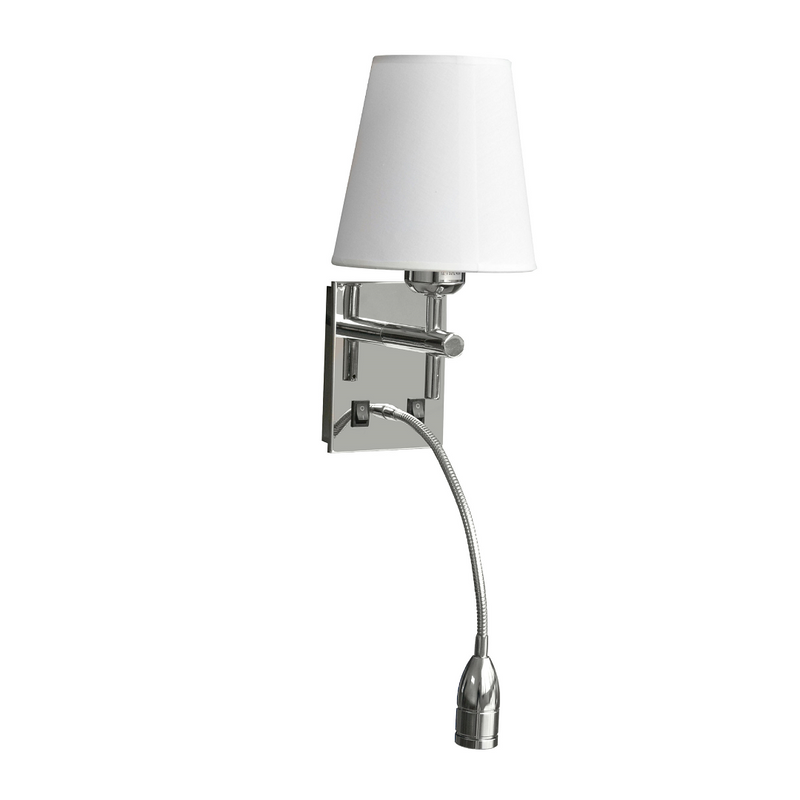 Lámpara de pared tipo arbotante ZIMMER Q13102-CH/WT Proveedor Quor Iluminación