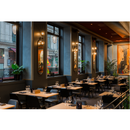 Lámpara de pared tipo arbotante MIRÓ Q16022-BK Proveedor Quor Iluminación