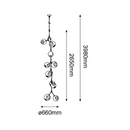 Colgante Interior SAKURA Q16060-BK Proveedor Quor Iluminación