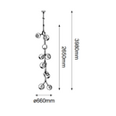 Colgante Interior SAKURA Q16060-GD Proveedor Quor Iluminación