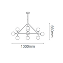 Colgante Interior MIRÓ Q16081-BK/AM Proveedor Quor Iluminación