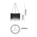 Colgante Interior ADELE Q17166-NI Proveedor Quor Iluminación