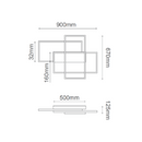 Colgante Interior SKETCH Q18004-BK Proveedor Quor Iluminación