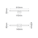 Lámpara de pared tipo arbotante CLIP Q20006-BG Proveedor Quor Iluminación