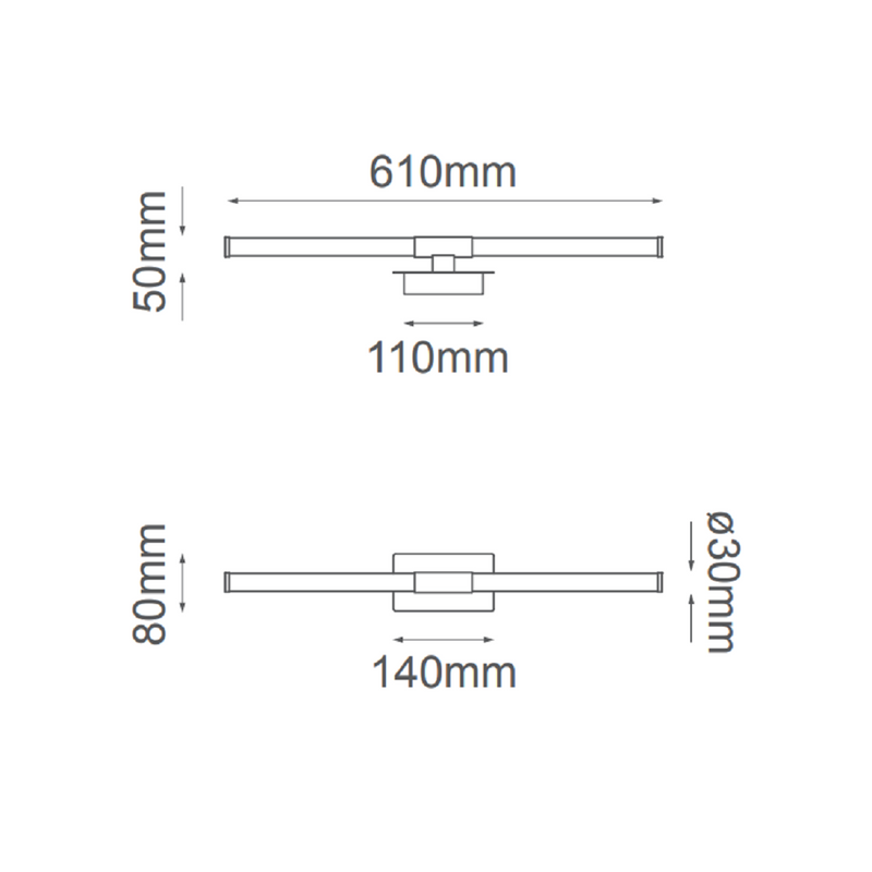 Lámpara de pared tipo arbotante CLIP Q20006-BG Proveedor Quor Iluminación