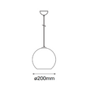 Colgante Interior SOLAR Q20620-BR Proveedor Quor Iluminación