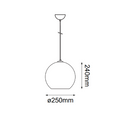 Colgante Interior SOLAR Q20625-BR Proveedor Quor Iluminación