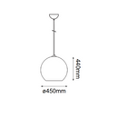 Colgante Interior SOLAR Q20645-BR Proveedor Quor Iluminación