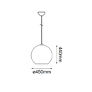 Colgante Interior SOLAR Q20645-CH Proveedor Quor Iluminación