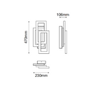 Pared Interior SOMMER Q21672-GD Proveedor Quor Iluminación