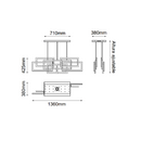 Colgante Interior SOMMER Q21677-GD Proveedor Quor Iluminación