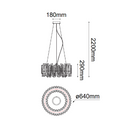 Colgante Interior VENUS Q23168-CR Proveedor Quor Iluminación