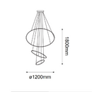 Colgante Interior KREIS Q24483-GD Proveedor Quor Iluminación