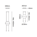 Colgante Interior SKETCH Q27882-BK Proveedor Quor Iluminación