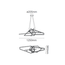 Colgante Interior PABLO Q28120-GD Proveedor Quor Iluminación