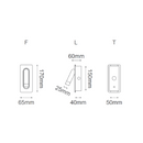 Lámpara de pared tipo arbotante ZIMMER Q28125-BK Proveedor Quor Iluminación