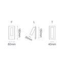 Lámpara de pared tipo arbotante ZIMMER Q28125-CH Proveedor Quor Iluminación