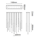 Colgante Interior MINHA Q30017-GD Proveedor Quor Iluminación