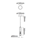 Colgante Interior MINHA Q30051-GD Proveedor Quor Iluminación
