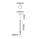 Colgante Interior MINHA Q30151-CH Proveedor Quor Iluminación