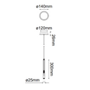 Colgante Interior MINHA Q30451-CH Proveedor Quor Iluminación