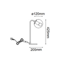 Mesa Interior MIRÓ Q31126-BK Proveedor Quor Iluminación