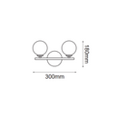 Lámpara de pared tipo arbotante SONNE Q31262-GDA Proveedor Quor Iluminación