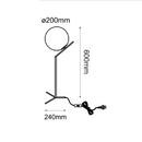 Mesa Interior SONNE Q31621-GD Proveedor Quor Iluminación