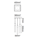 Colgante Interior SOHO Q33029-BG Proveedor Quor Iluminación