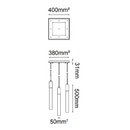 Colgante Interior SOHO Q33029-CH Proveedor Quor Iluminación