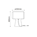 Mesa Interior DEGÁ Q33060-BK Proveedor Quor Iluminación