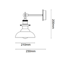Lámpara de pared tipo arbotante KELCH Q33135-SM Proveedor Quor Iluminación