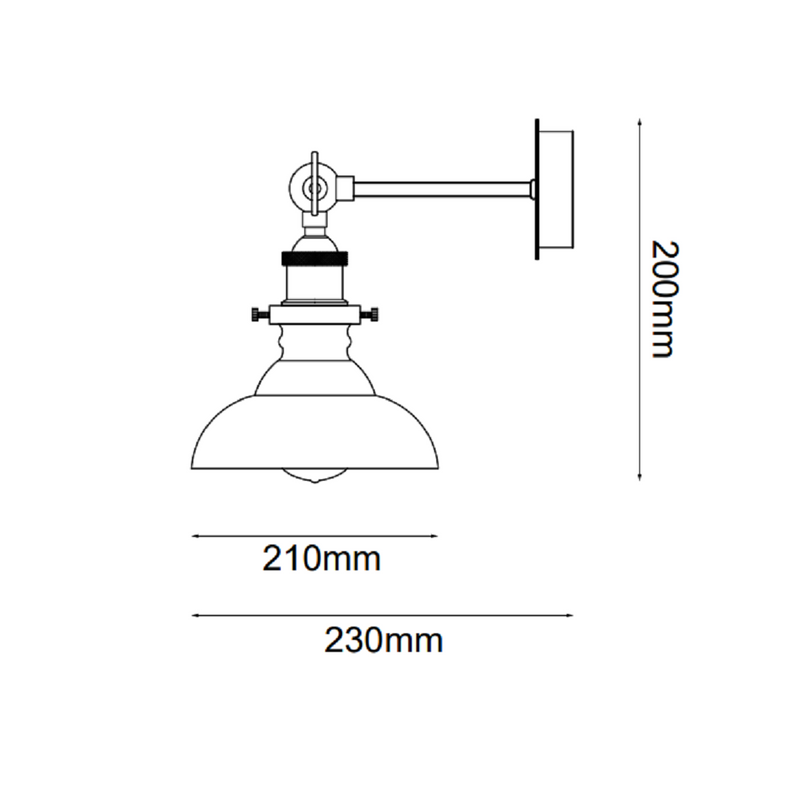 Lámpara de pared tipo arbotante KELCH Q33135-SM Proveedor Quor Iluminación