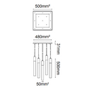 Colgante Interior SOHO Q33213-BG Proveedor Quor Iluminación