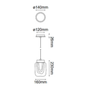 Colgante Interior VIVA Q36201-BG Proveedor Quor Iluminación