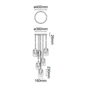 Colgante Interior VIVA Q36206-BG Proveedor Quor Iluminación