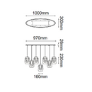 Colgante Interior VIVA Q36212-BG Proveedor Quor Iluminación