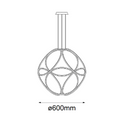 Colgante Interior LILLE Q39103-RG Proveedor Quor Iluminación