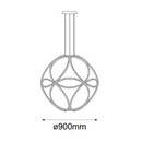 Colgante Interior LILLE Q39104-RG Proveedor Quor Iluminación