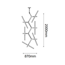 Colgante Interior MILÁN Q39748-BK Proveedor Quor Iluminación