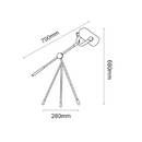 Mesa Interior PIXEL Q60558-BK Proveedor Quor Iluminación