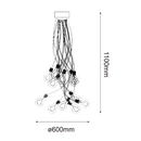 Colgante Interior KNIPS Q60601-BK Proveedor Quor Iluminación