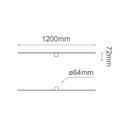 Pared Interior GRAFF Q83612-BK Proveedor Quor Iluminación