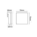 Pared Interior CLEO Q83634-CH Proveedor Quor Iluminación