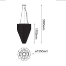 Colgante Interior CASCADE Q90682-CL Proveedor Quor Iluminación