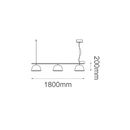 Colgante Interior CHAPLIN Q93083-BK Proveedor Quor Iluminación
