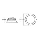 Luminaria de Empotrar en Techo, Residencial, Hospitalidad, Servicios y Diseño RE1041BBCD Construlita