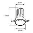 Luminaria de Empotrar en Techo, Residencial, Hospitalidad, Servicios y Diseño RE1070BBCB Construlita