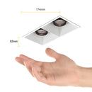 Luminaria de Empotrar en Techo, Residencial, Hospitalidad, Servicios y Diseño RE1072BBCA Construlita